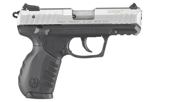 RUGER SR-22 SILVER 22 LR