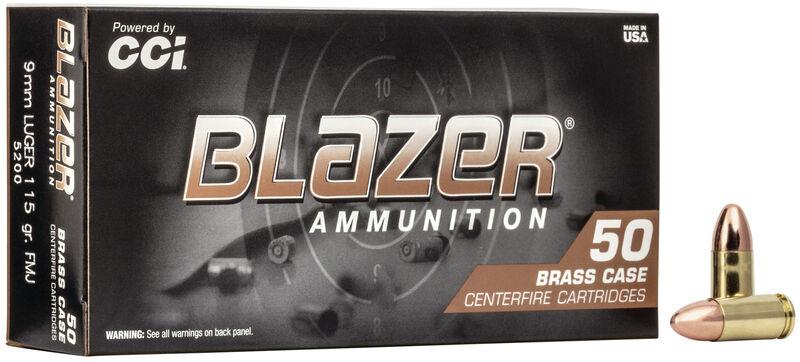 BLAZER BRASS 9mm 115GR 50CT